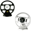 Desktop Steering Wheel Shape Alarm Clock